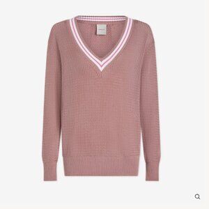 New Varley Hadley Knit Deauville Mauve Size Large $118